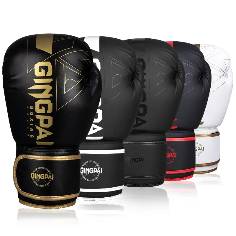 Guantes de boxeo – Disponibles en 8, 10, 12 y 14 oz, ideales para entrenamiento en Muay Thai y MMA