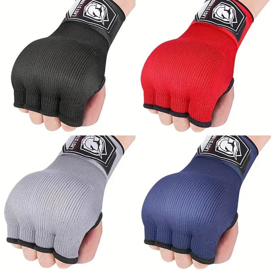 Vendaje de MMA con gel – Guantes con envoltura interna y correa larga