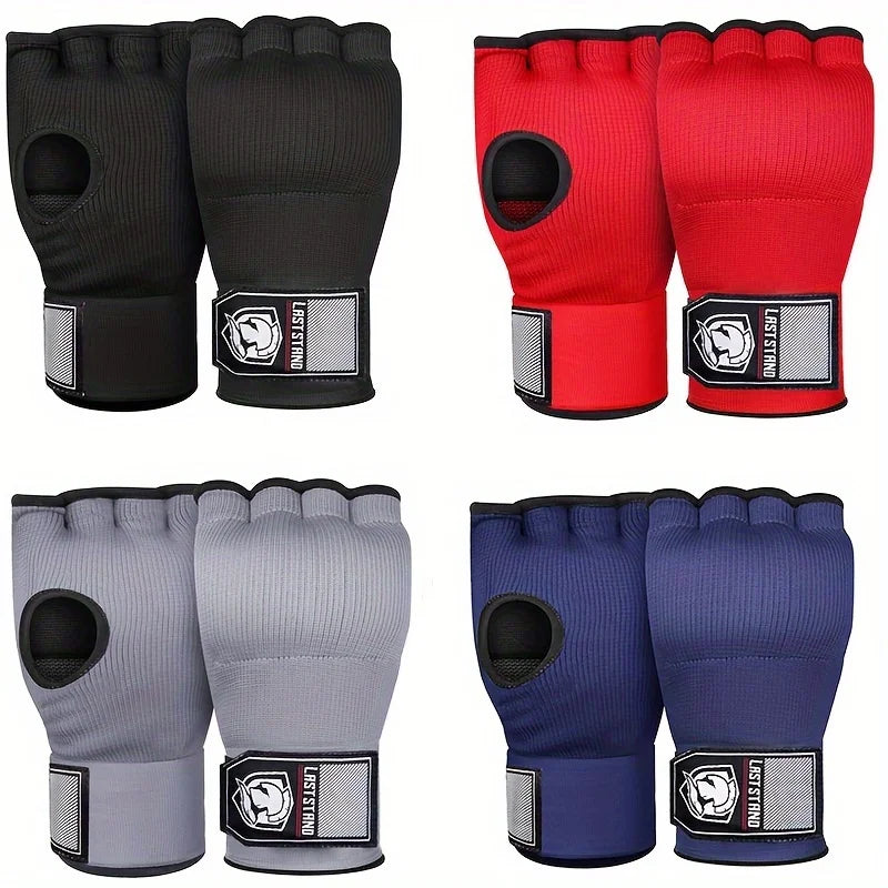 Vendaje de MMA con gel – Guantes con envoltura interna y correa larga