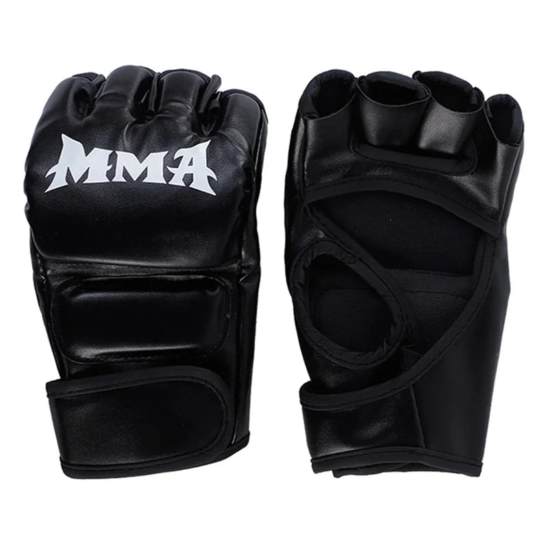 Guantillas MMA – Guantes sin dedos para entrenamiento de boxeo, Kickboxing y Muay Thai