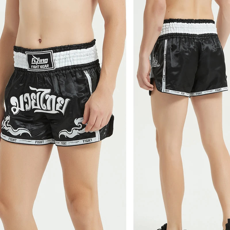 Shorts de Muay Thai – Para hombres, mujeres y niños, ideales para Kickboxing y MMA