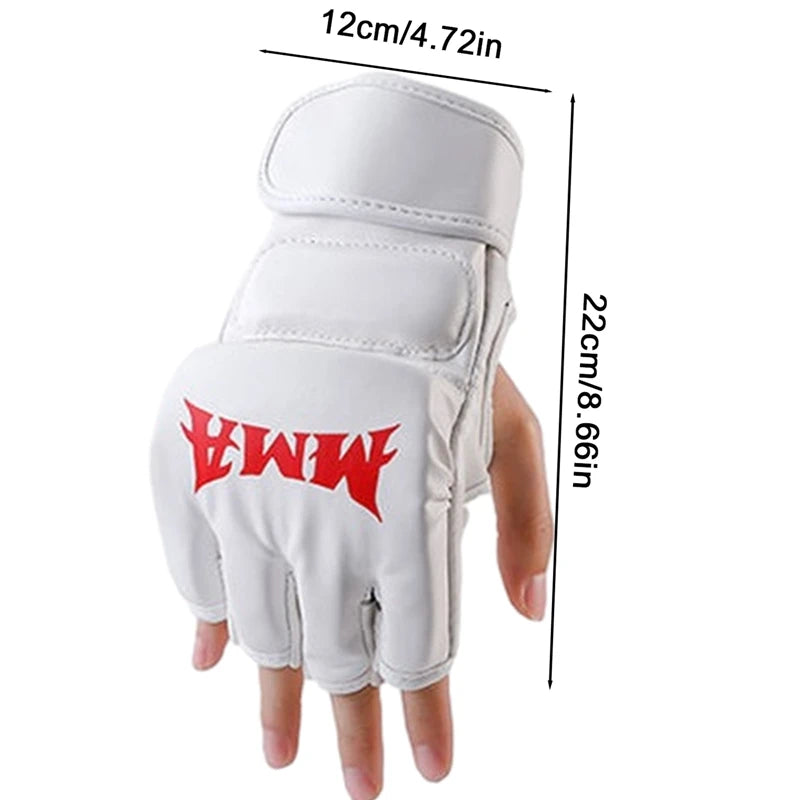 Guantillas MMA – Guantes sin dedos para entrenamiento de boxeo, Kickboxing y Muay Thai